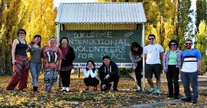 Welcome International Volunteers for Peace Australia